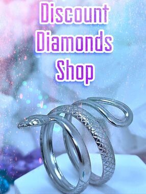Hand Crafted Snake Ring on 925 Sterling Silver - One Size Fits All